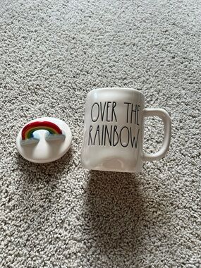 Rae Dunn Over The Rainbow Mug